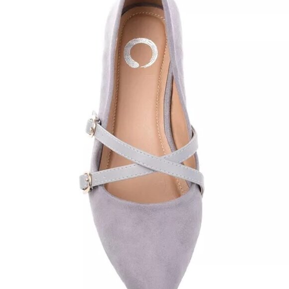 Journee Collection Patricia Flats Grey 10 NWT (No Box) - Picture 3 of 4